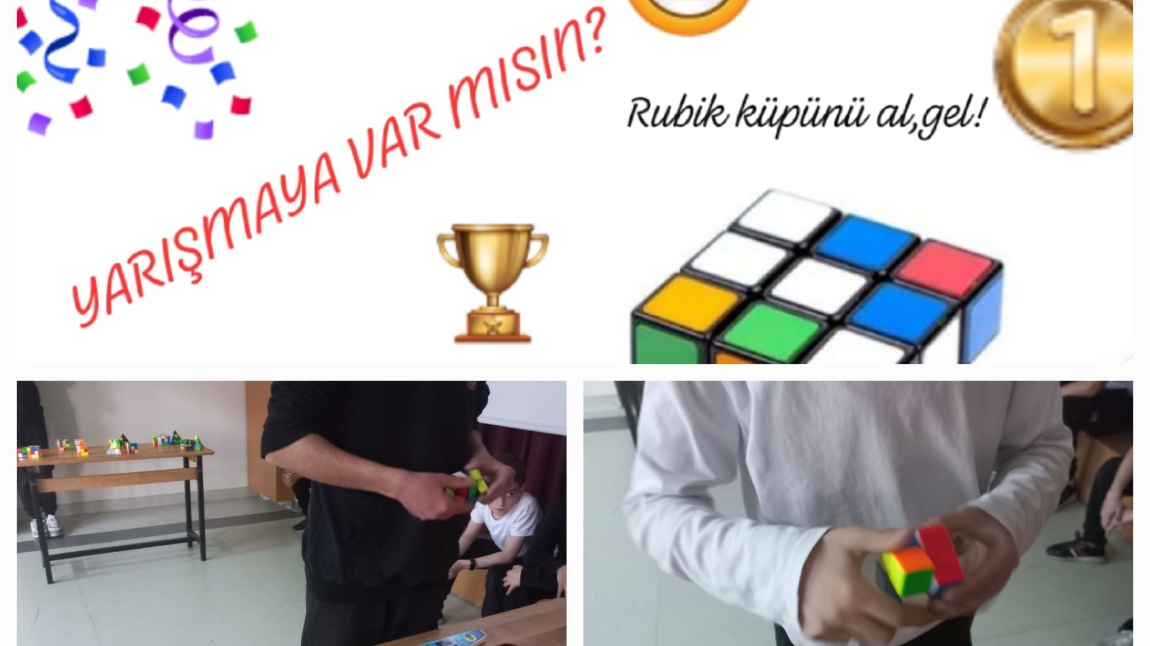 Rubik Küp Yarışması Düzenledik...